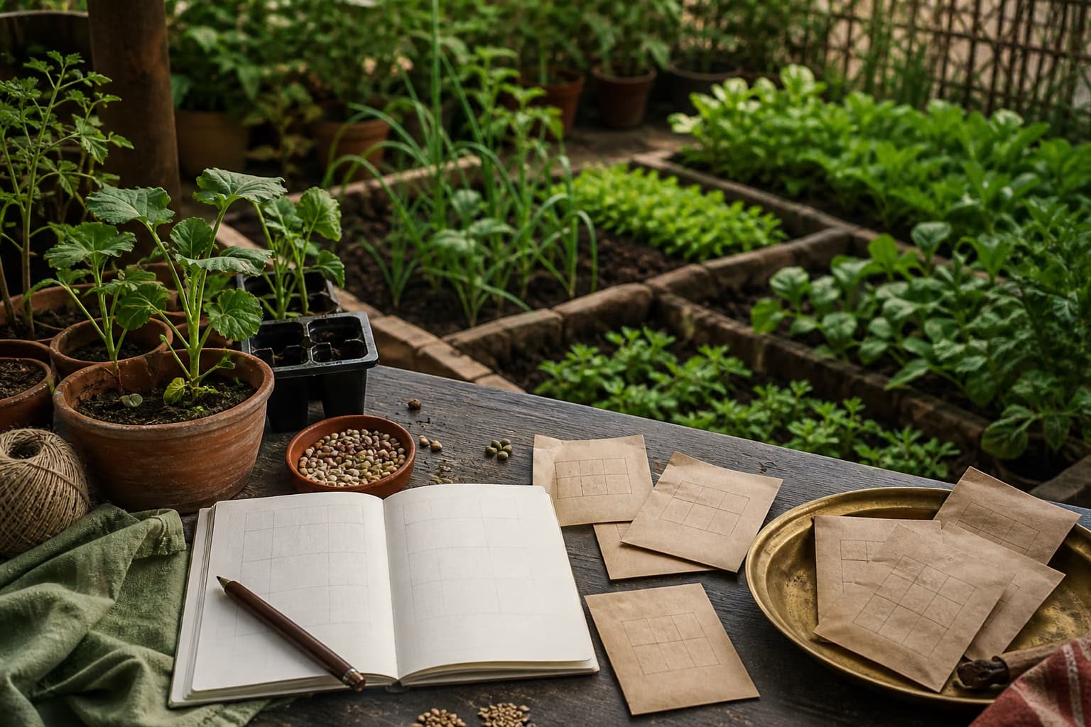 Cover for Planning a Seasonal Kitchen Garden in North India