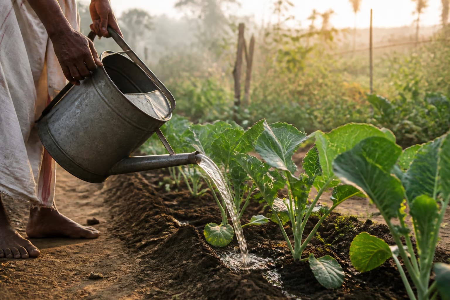 Cover for How to Water a Vegetable Garden Without Wasting Water